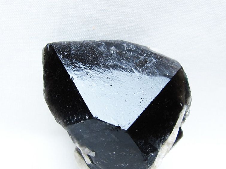 黒水晶 原石 山東省産 モリオン 原石 カルサイト付き 一点物 181-5693