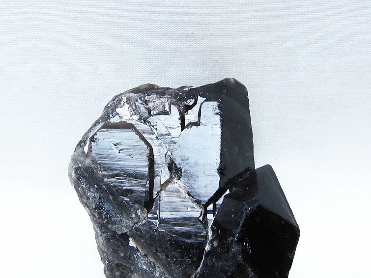 黒水晶 原石 山東省産 モリオン 原石 一点物 181-5702