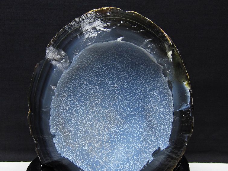 1Kg アゲート ドーム 台座付属 ジオード 原石 一点物 181-5825