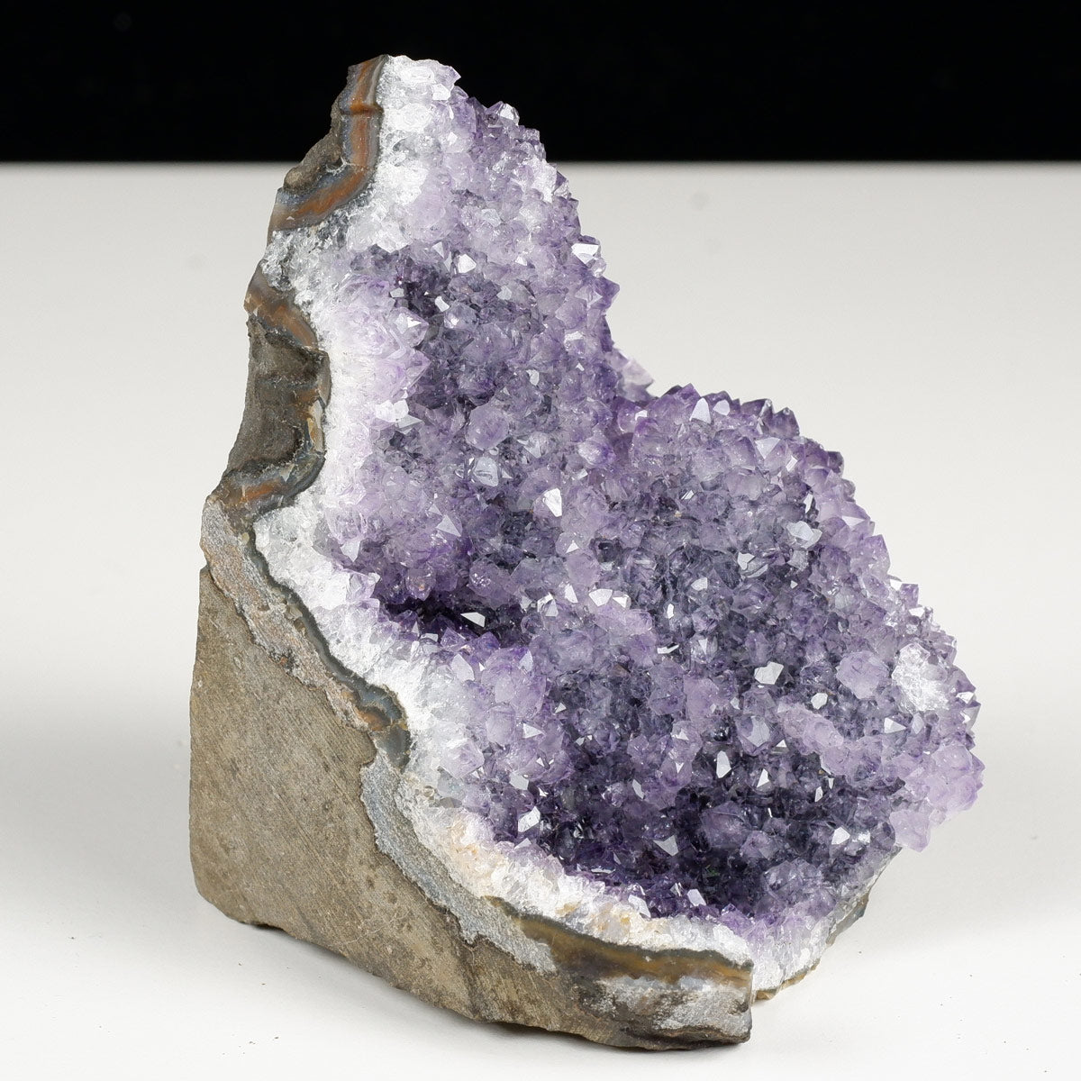 アメジスト クラスター ウルグアイ産 アメシスト 原石 ファントム 花型 一点物  182-5621