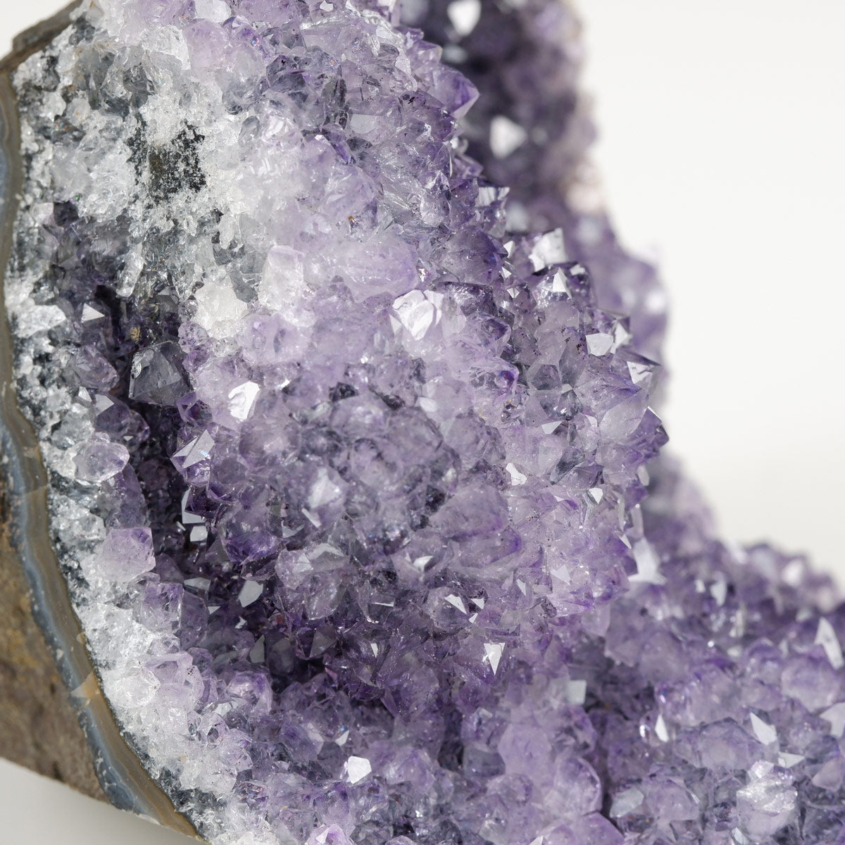 アメジスト クラスター ウルグアイ産 アメシスト 原石 ファントム 花型 一点物  182-5621