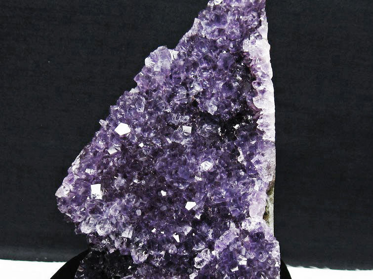 アメジスト クラスター ウルグアイ産 アメジスト 原石 amethyst 台座付属 花型 一点物  182-6485