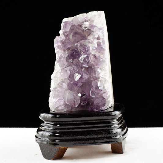 1.2Kg アメジスト クラスター ウルグアイ産 アメジスト 原石 amethyst 台座付属 一点物  182-7019