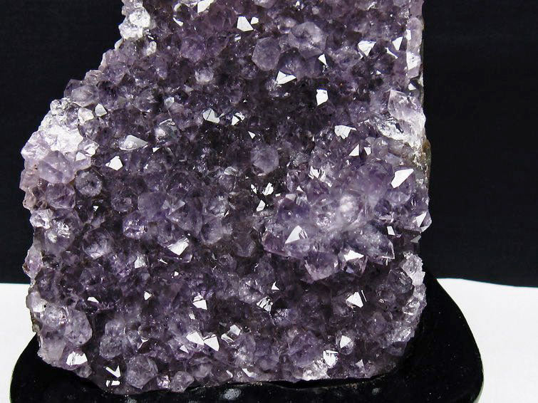 1.1Kg アメジスト クラスター ウルグアイ産 アメジスト 原石 amethyst 台座付属 花型 一点物  182-7069