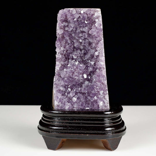 アメジスト クラスター ウルグアイ産 アメジスト 原石 amethyst 台座付属 花型 一点物  182-7070