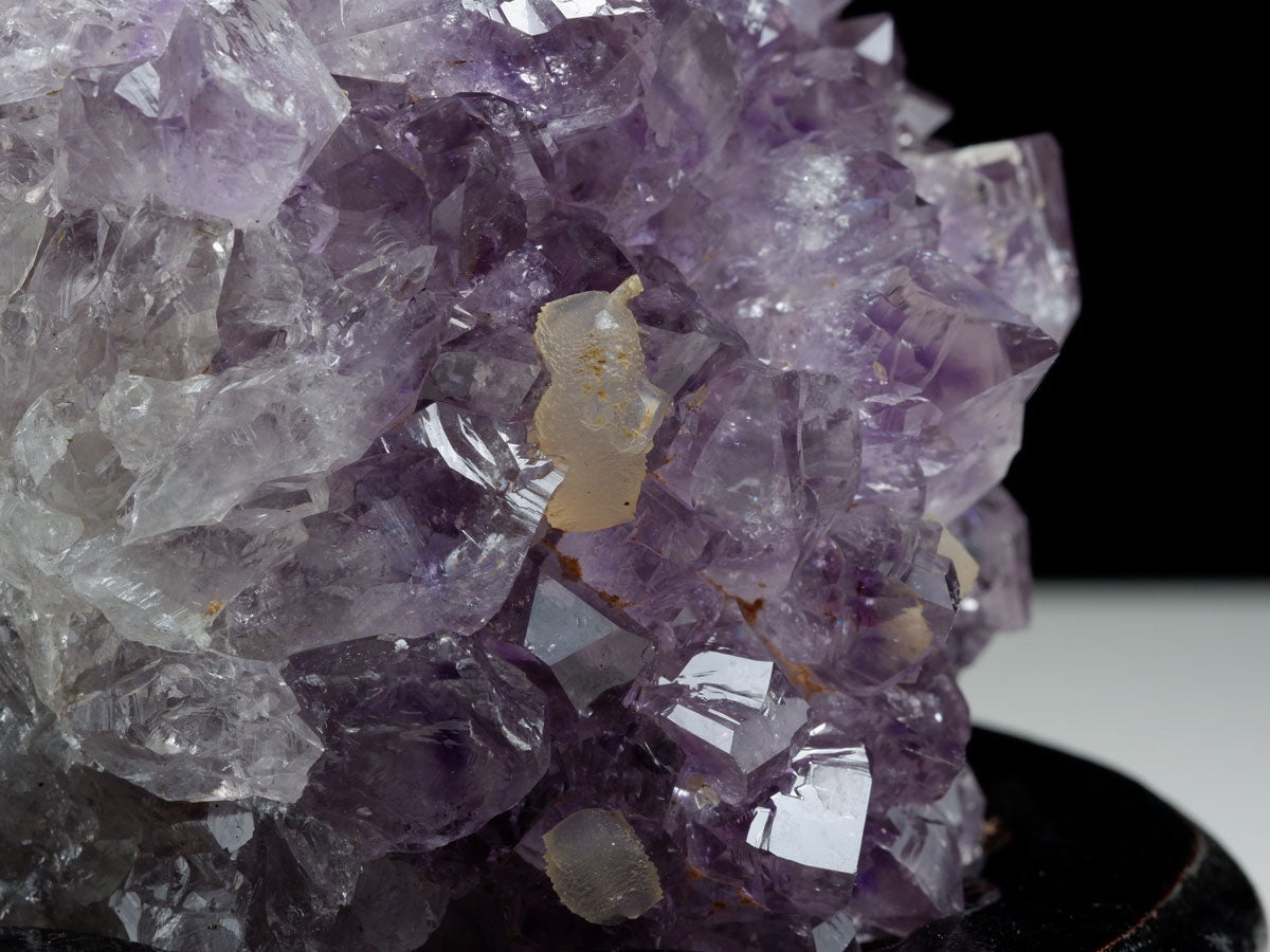 アメジスト クラスター ウルグアイ産 アメジスト 原石 amethyst 台座付き 花型 一点物  182-7118