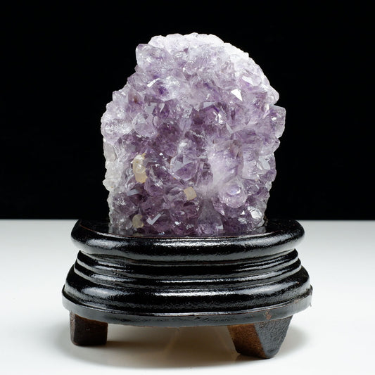 アメジスト クラスター ウルグアイ産 アメジスト 原石 amethyst 台座付属 花型 一点物  182-7118