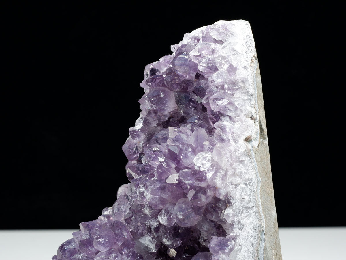 1.2Kg アメジスト クラスター ウルグアイ産 アメジスト 原石 amethyst 台座付き 花型 一点物 182-7124 [sold out]
