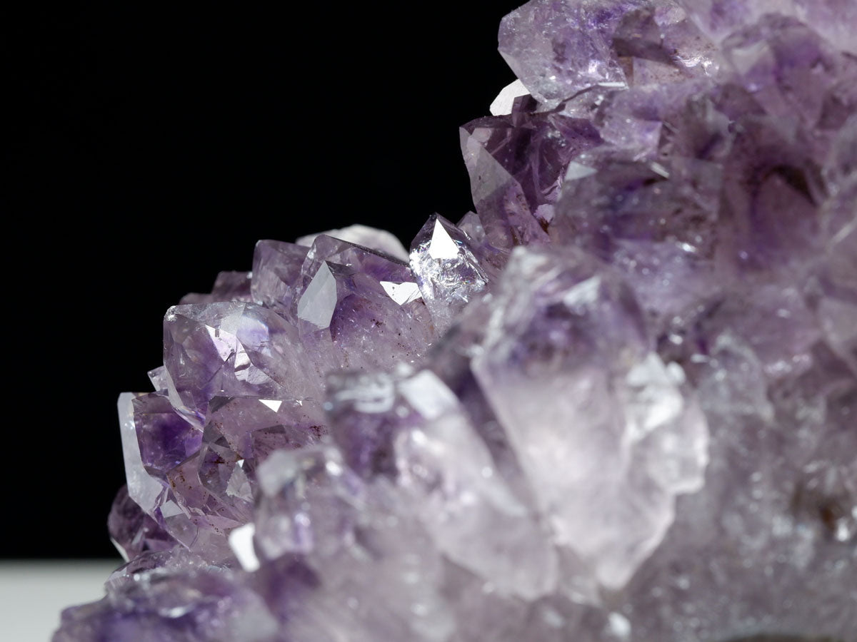 アメジスト クラスター ウルグアイ産 アメジスト 原石 amethyst 台座付き 花型 一点物  182-7126
