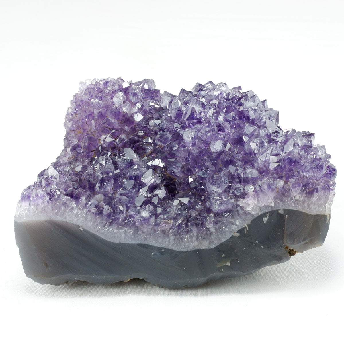 1.5Kg アメジスト クラスター ウルグアイ産 アメジスト 原石 amethyst 台座付属 花型 一点物  182-7135