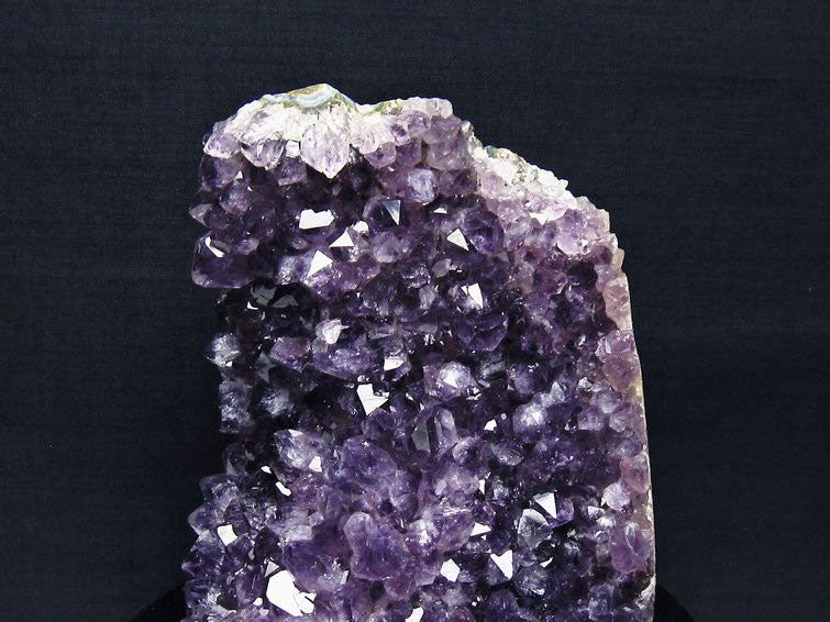 アメジスト クラスター ウルグアイ産 アメジスト 原石 amethyst 台座付属 花型 一点物  182-7140