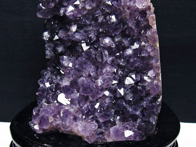 アメジスト クラスター ウルグアイ産 アメジスト 原石 amethyst 台座付属 花型 一点物  182-7140