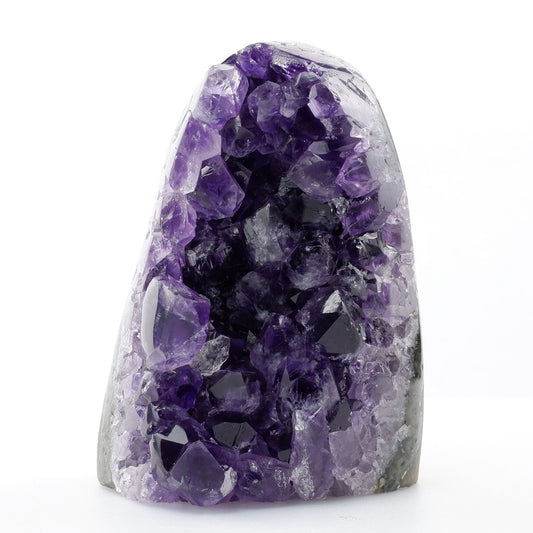 アメジスト クラスター 原石 ウルグアイ産 amethyst 一点物 182-7650 正面
