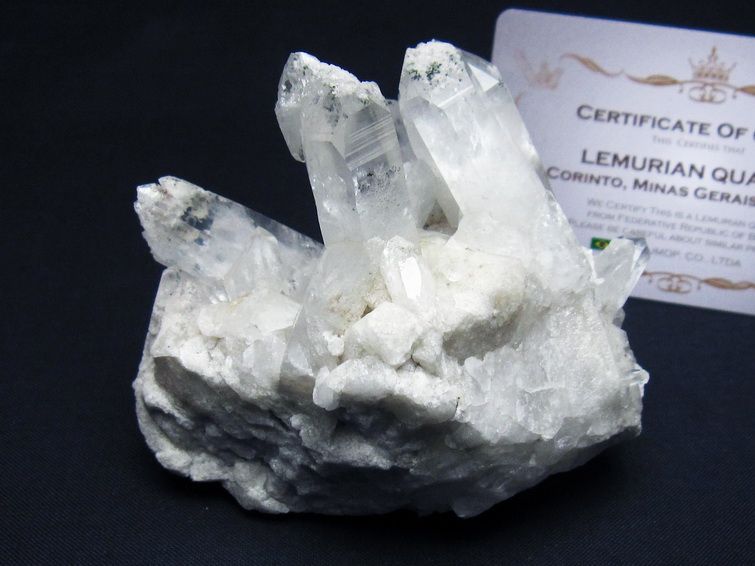 水晶クラスター 原石 ブラジル ミナスジェライス州 コリント産 一点物 レムリアンシード 182-7872