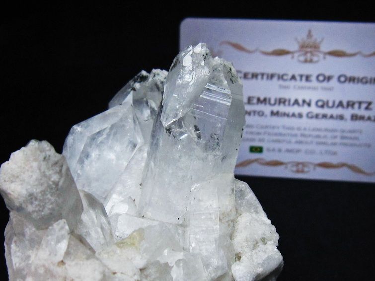 水晶クラスター 原石 ブラジル ミナスジェライス州 コリント産 一点物 レムリアンシード 182-7872