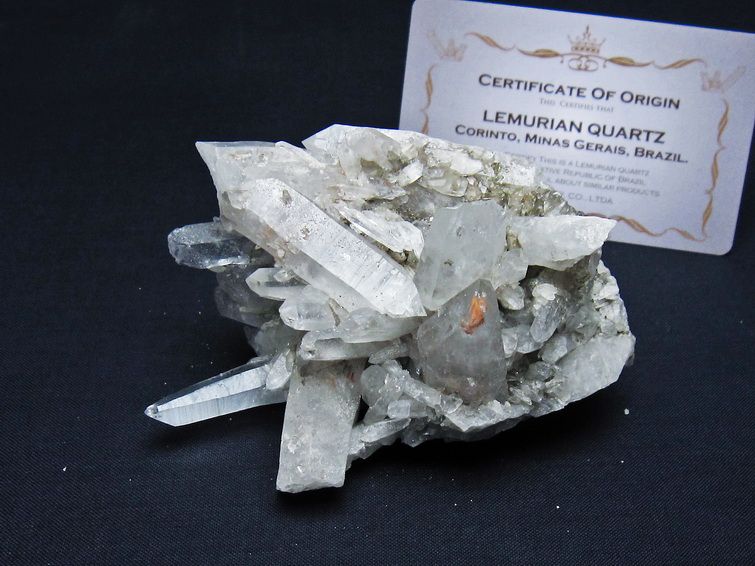 水晶クラスター 原石 ブラジル ミナスジェライス州 コリント産 一点物 レムリアンシード 182-7874