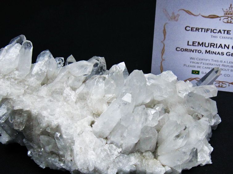 水晶クラスター 原石 ブラジル ミナスジェライス州 コリント産 一点物 レムリアンシード 182-7878