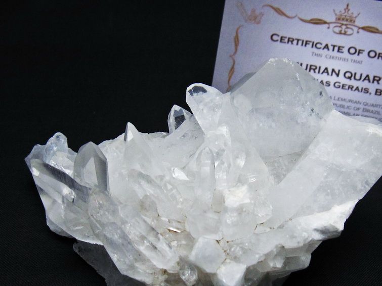 水晶クラスター 原石 ブラジル ミナスジェライス州 コリント産 一点物 レムリアンシード 182-7883