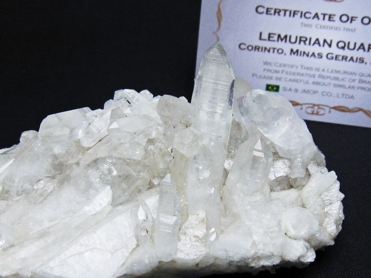 水晶クラスター 原石 ブラジル ミナスジェライス州 コリント産 一点物 レムリアンシード 182-7889