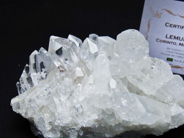 水晶クラスター 原石 ブラジル ミナスジェライス州 コリント産 一点物 レムリアンシード 182-7894