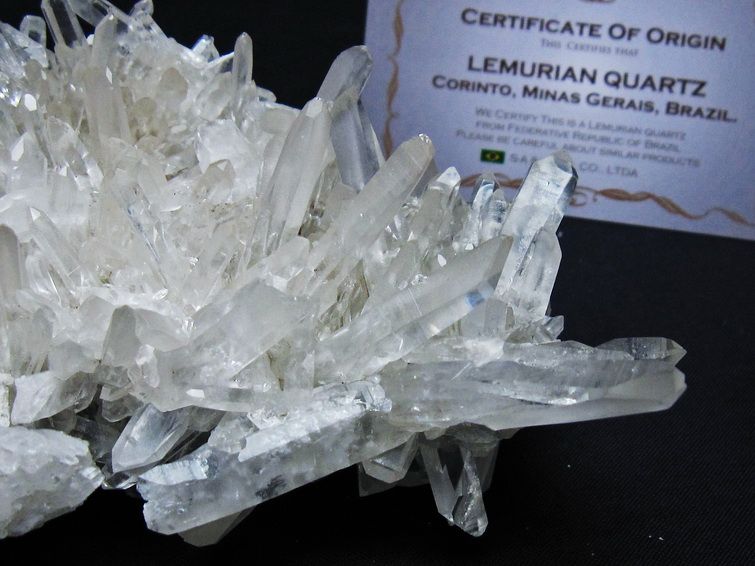 水晶クラスター レムリアンシード水晶 ブラジル ミナスジェライス州 コリント産 一点物 182-7906