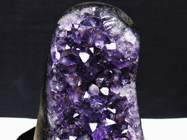 アメジスト クラスター ウルグアイ産 原石 amethyst 一点物 台座付属 182-7915
