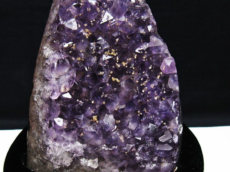 アメジスト クラスター ウルグアイ産 原石 amethyst 一点物 台座付属 182-7919