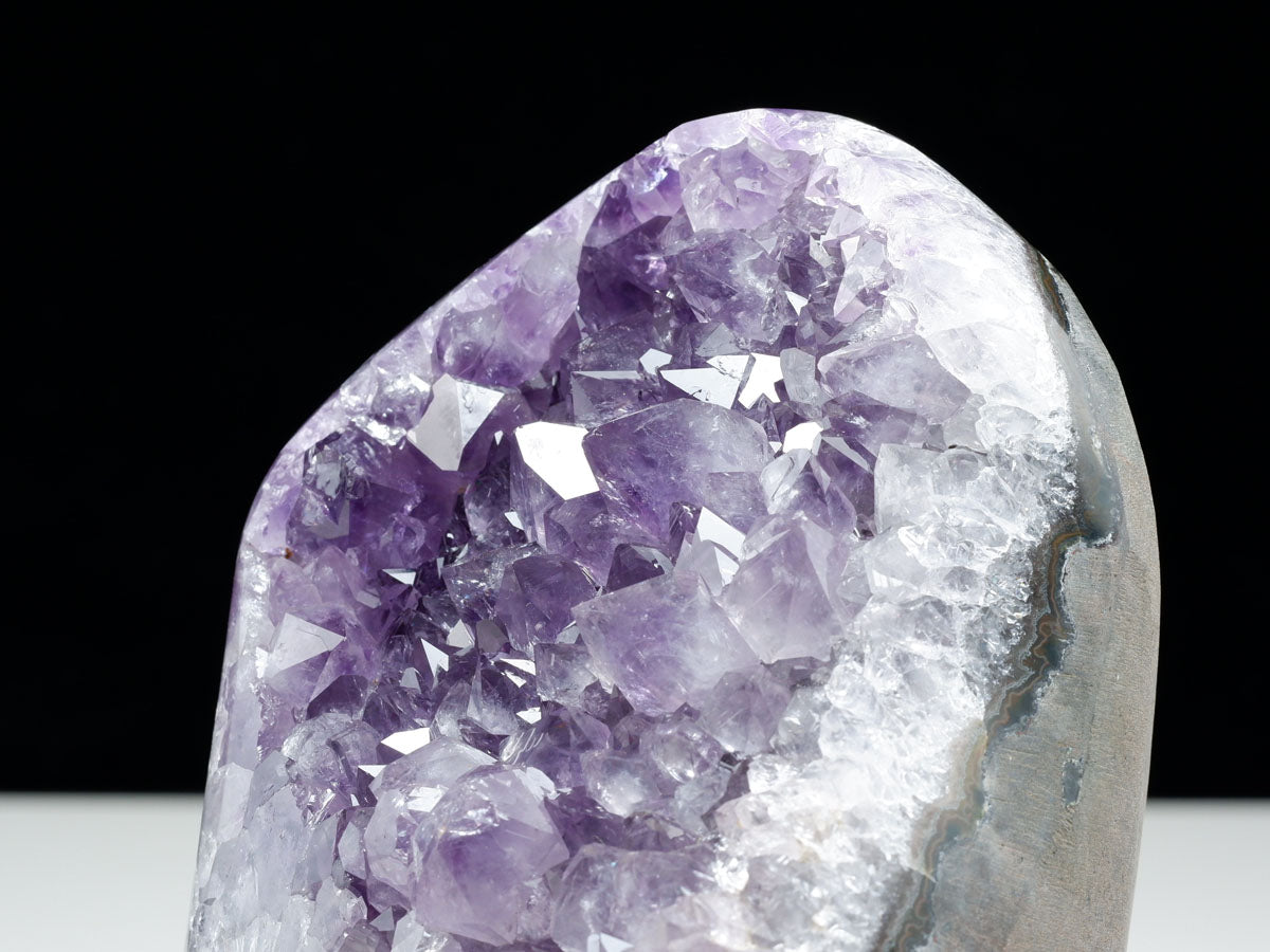 1.3Kg アメジスト クラスター ウルグアイ産 原石 amethyst 一点物 台座付属 182-7921 【sold out】