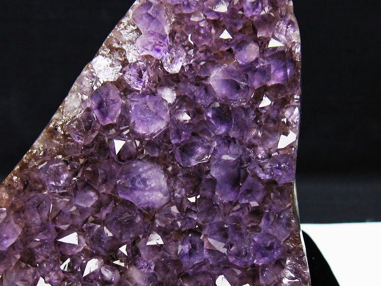 アメジスト クラスター ウルグアイ産 原石 amethyst 一点物 台座付属 182-7922