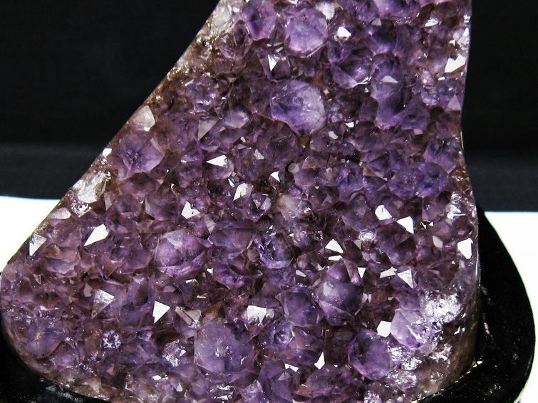 アメジスト クラスター ウルグアイ産 原石 amethyst 一点物 台座付属 182-7922