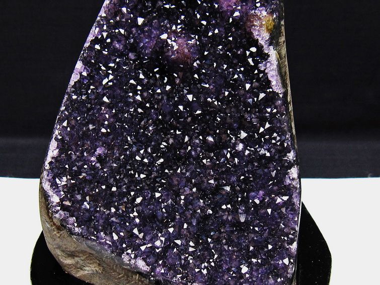 アメジスト クラスター ウルグアイ産 原石 amethyst 一点物 台座付属 182-7924