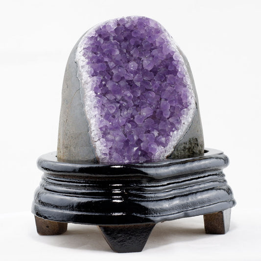 アメジスト クラスター ウルグアイ産 原石 amethyst 一点物 台座付属 182-7927