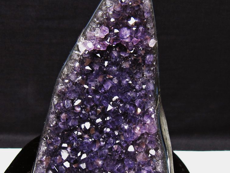 アメジスト クラスター ウルグアイ産 原石 amethyst 一点物 台座付属 182-7928 [sold out]