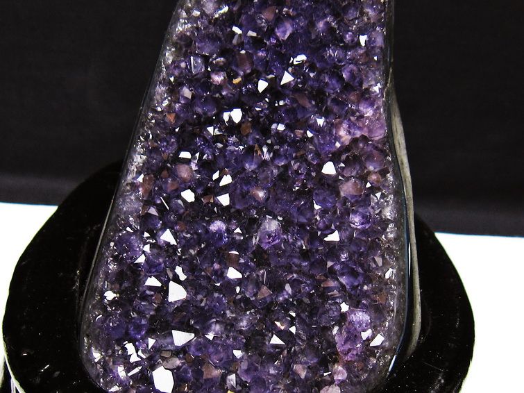 アメジスト クラスター ウルグアイ産 原石 amethyst 一点物 台座付属 182-7928 [sold out]