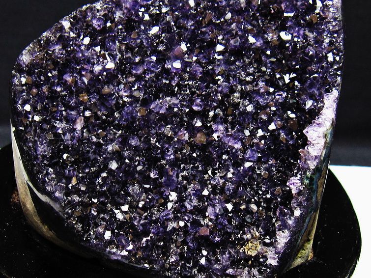 アメジスト クラスター ウルグアイ産 原石 amethyst 一点物 台座付属 182-7933 [sold out]