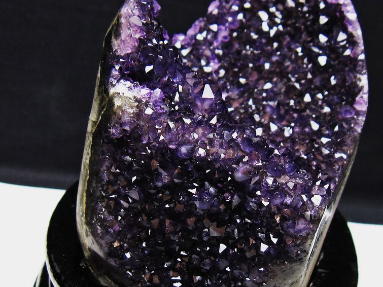 アメジスト クラスター ウルグアイ産 原石 amethyst 一点物 台座付属 182-7942 [sold out]