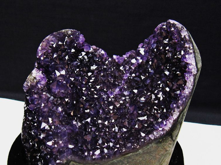 アメジスト クラスター ウルグアイ産 原石 amethyst 一点物 台座付属 182-7942 [sold out]