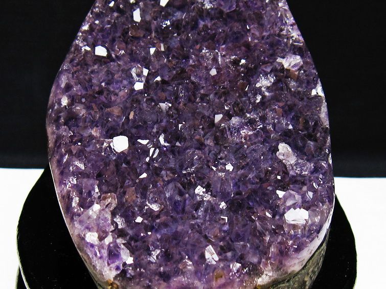 アメジスト クラスター ウルグアイ産 原石 amethyst 一点物 台座付属 182-7943