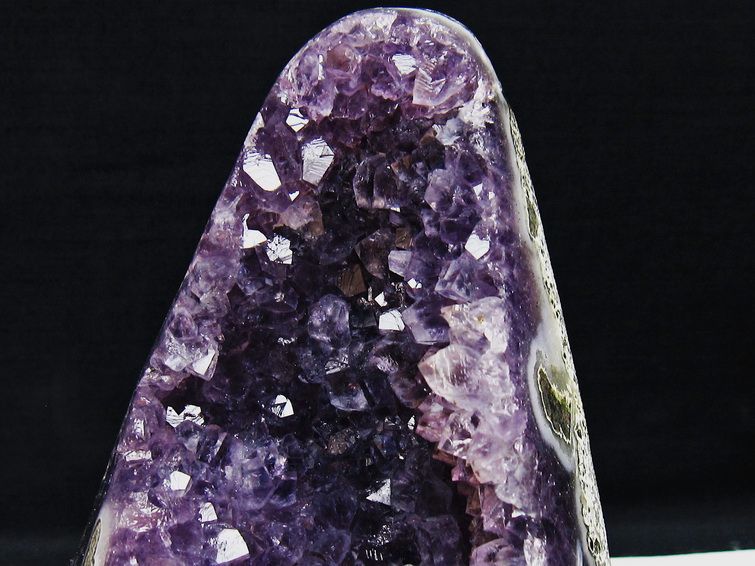 1.1Kg アメジスト クラスター ウルグアイ産 原石 amethyst 一点物 台座付属 182-7945