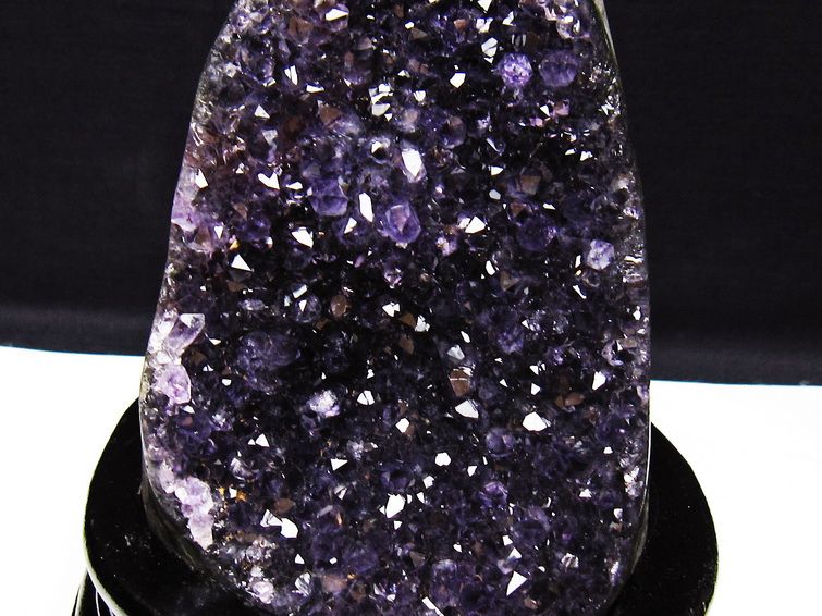 アメジスト クラスター ウルグアイ産 原石 amethyst 一点物 台座付属 182-7948 [sold out]