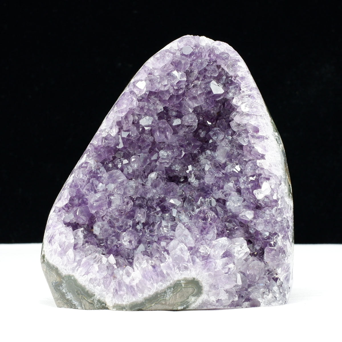 1.3Kg アメジスト クラスター ウルグアイ産 原石 amethyst 一点物 台座付属 送料無料 182-7988