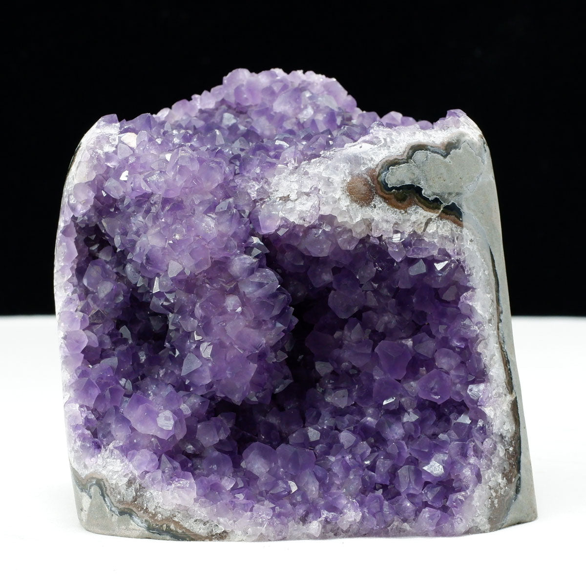 1.8Kg アメジスト クラスター ウルグアイ産 原石 amethyst 一点物 台座付属 送料無料 182-7993