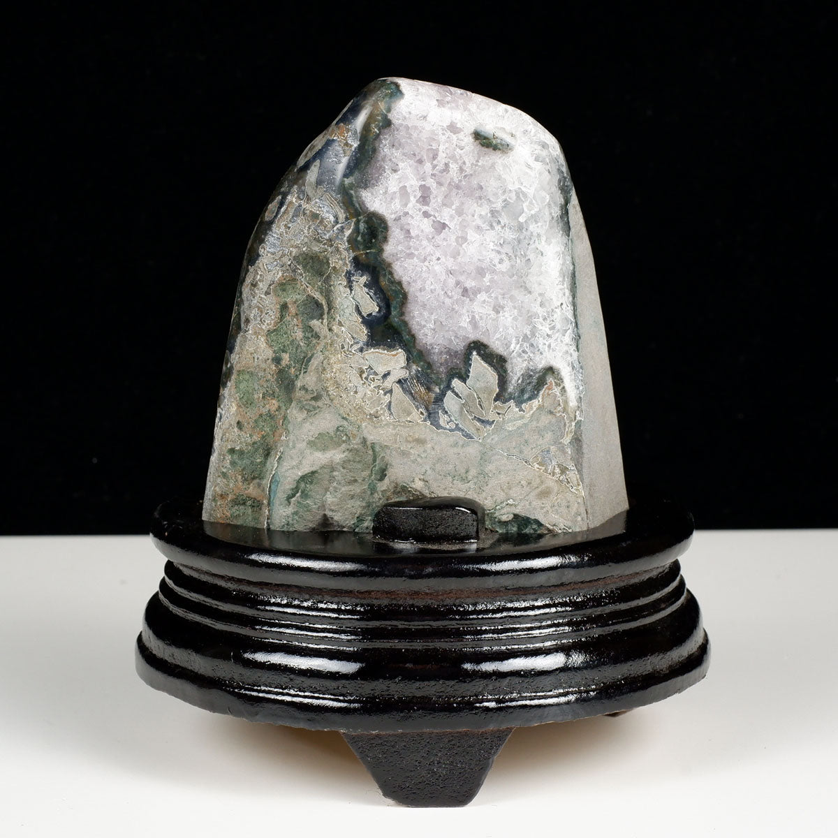 Y329 縁起物 ウルグアイ産 アメジスト 高さ28㎝ 総重量6.9㎏ 唐木台付 Y329 縁起物 ウルグアイ産 アメジスト 高さ28㎝ 総重量6.9