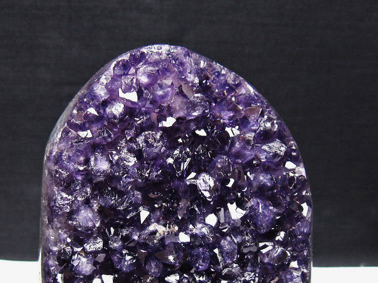 アメジスト クラスター ウルグアイ産 原石 amethyst 一点物 台座付属 182-8034