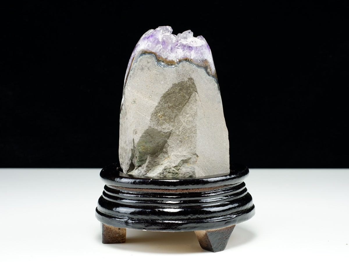 アメジスト クラスター ウルグアイ産 原石 amethyst 一点物 台座付属 182-8038