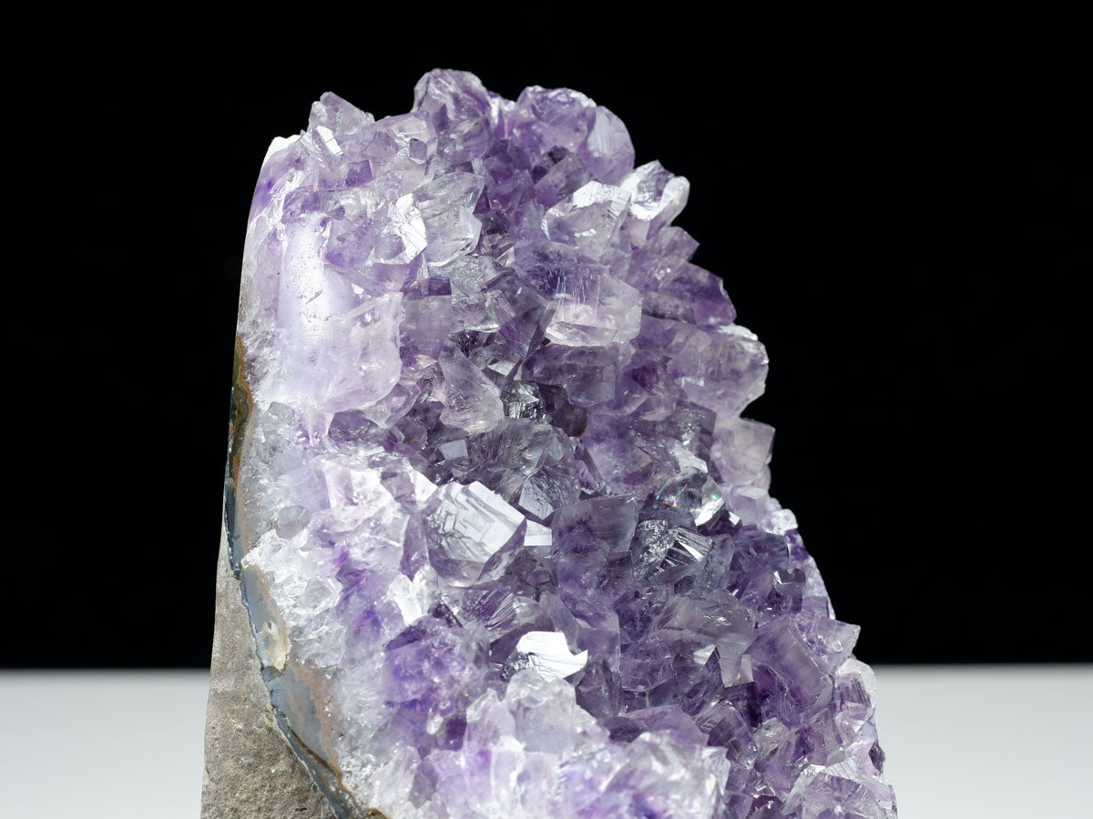 アメジスト クラスター ウルグアイ産 原石 amethyst 一点物 台座付属 182-8038