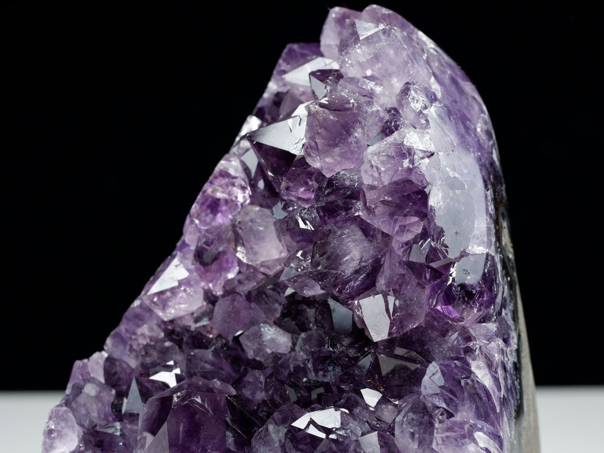1.9Kg アメジスト クラスター ウルグアイ産 原石 amethyst 一点物 台座付属 182-8046