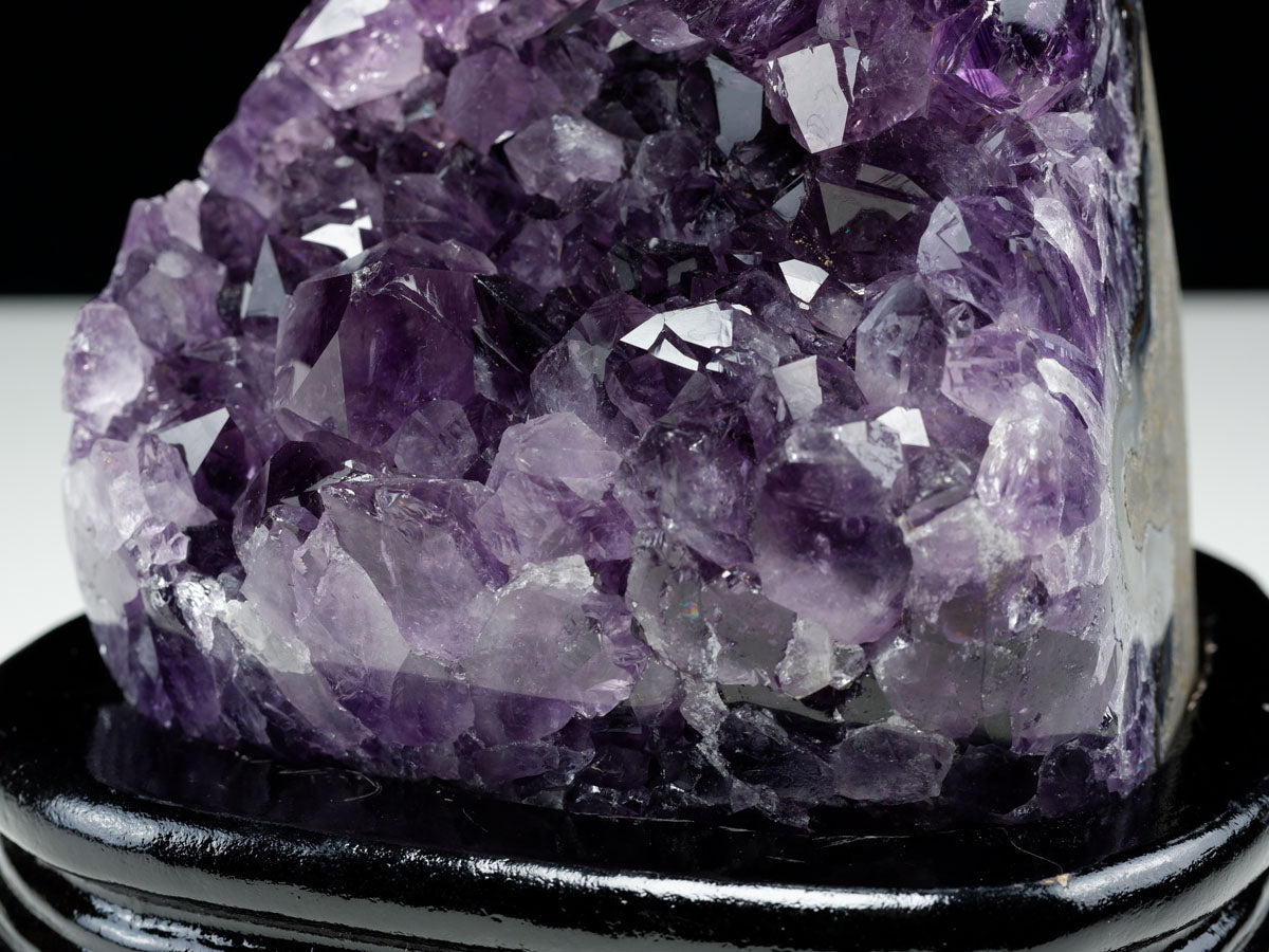 1.9Kg アメジスト クラスター ウルグアイ産 原石 amethyst 一点物 台座付属 182-8046