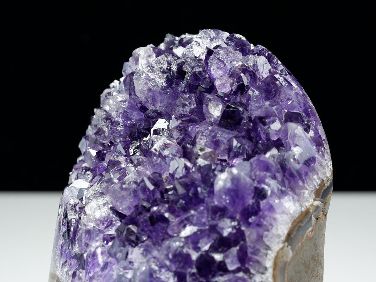 アメジスト クラスター ウルグアイ産 原石 amethyst 一点物 台座付属 182-8053