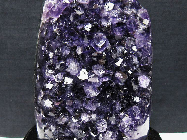 アメジスト クラスター ウルグアイ産 原石 amethyst 一点物 台座付属 182-8071 【sold out】